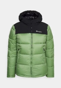 Champion Hooded Jacket - Training Jacket - Green/Black -Stock X 8201ec70a2f745e2917071b1ed248e77