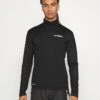 ADIDAS PERFORMANCE Mt Half Zi Ls - Long Sleeved Top - Black -Stock X 825b12dd266845e1a9aadf3783c4403d