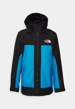 The North Face Balfron Jacket - Snowboard Jacket - Black/Acoustic Blue -Stock X 82ab74fb5b9044e2ad781a978e57f90b