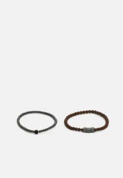Icon Brand Fade Bracelet Combo 2 Pack - Bracelet - Gunmetal