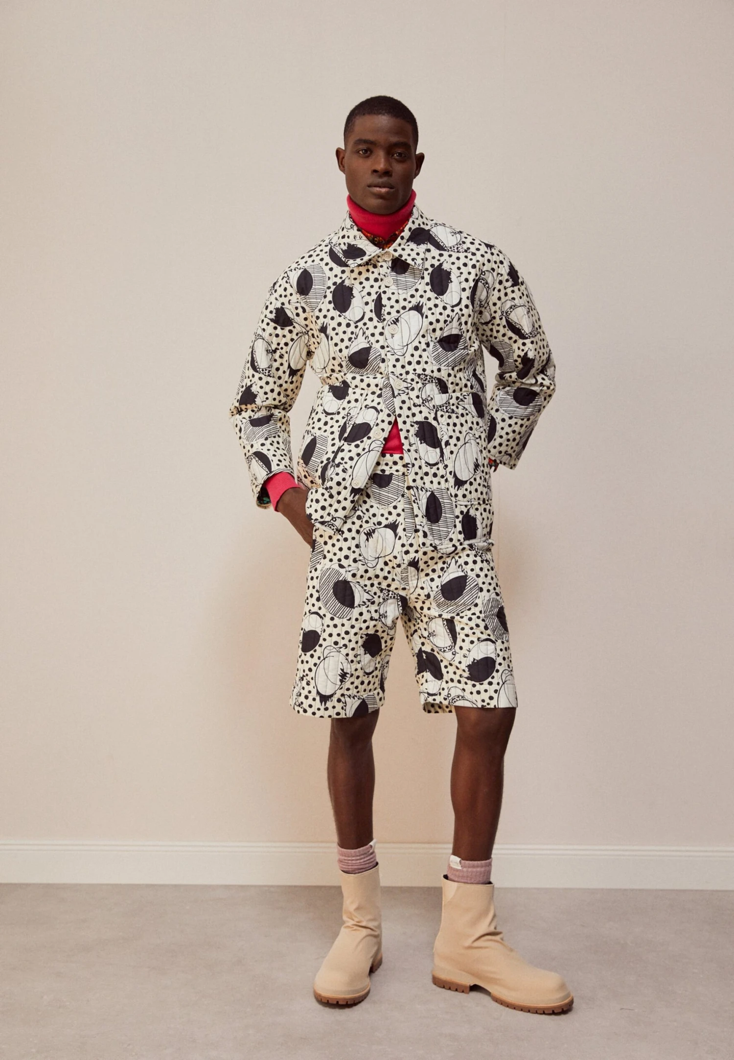 Henrik Vibskov Wheel Padded Jacket - Light Jacket - White Birdie 4 Henrik Vibskov Wheel Padded Jacket - Light Jacket - White Birdie - Image 2