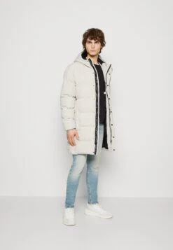 Long Parka Jacket - Winter Coat - Stone -Stock X 83cb927d6f844df1a07ce38f4f7c0599
