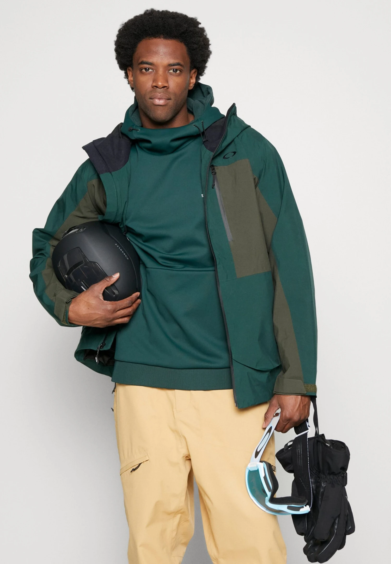 Oakley Earth Jacket - Soft Shell Jacket - New Dark Brush/Hunter Green 6 Oakley Earth Jacket - Soft Shell Jacket - New Dark Brush/Hunter Green - Image 4