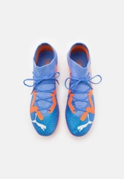 Puma Future Pro Mg - Moulded Stud Football Boots - Blue Glimmer/White/Ultra Orange -Stock X 84565ca41c214ed58250188dc584af29