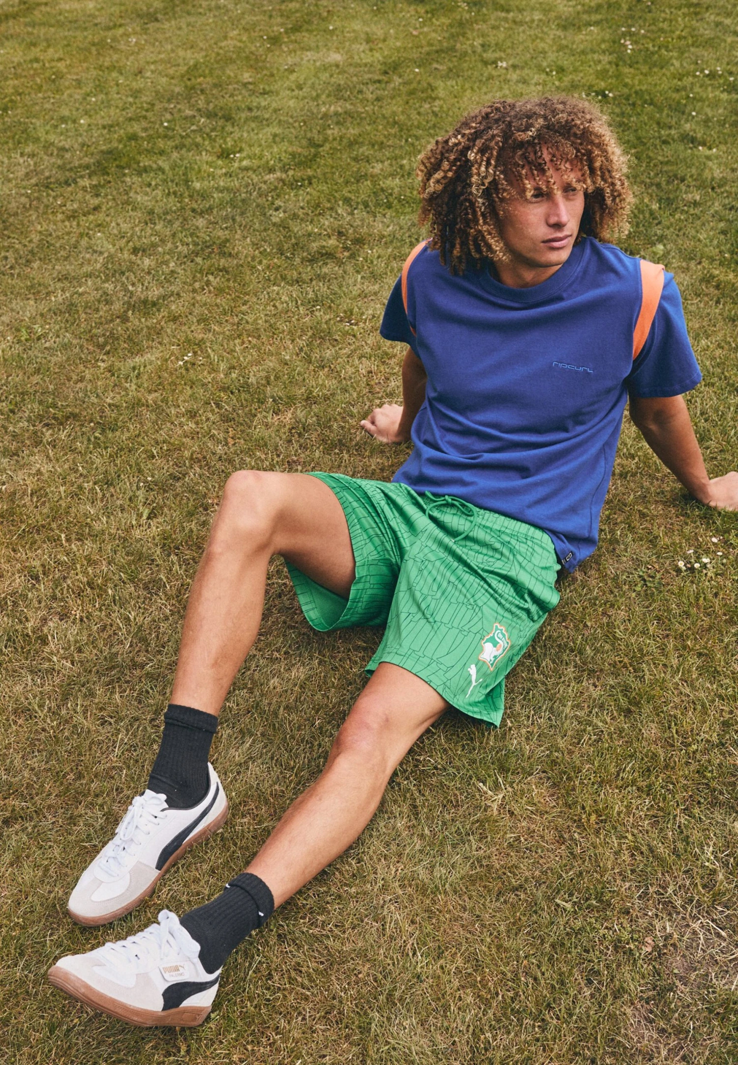 Puma FIF RELAXED SHORTS - National Team Wear - Dark Myrtle 4 Puma FIF RELAXED SHORTS - National Team Wear - Dark Myrtle - Image 2