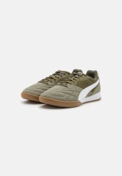 Puma King Top It - Indoor Football Boots - Olive Drab/White/Gold -Stock X 852301987bb44e57a0f0daf62fec1b64