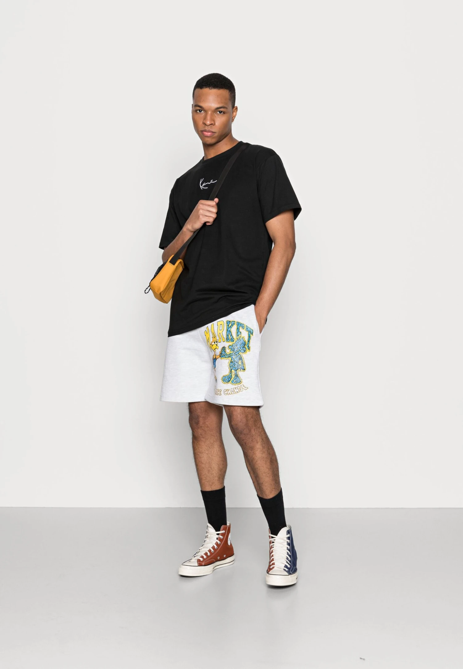 MARKET Dark And Light Duck - Shorts - Ash 4 MARKET Dark And Light Duck - Shorts - Ash - Image 2