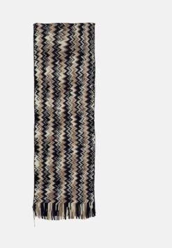 Missoni Scarf Unisex - Scarf - Beige/Black