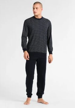 Schiesser Lang - Pyjama Set - Dunkelblau