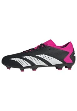ADIDAS PERFORMANCE Predator Accuracy.3 Low Fg - Moulded Stud Football Boots - Core Black/Cloud White/Team Shock Pink