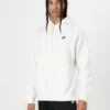 Nike Sportswear CLUB HOODIE - Sweatshirt - White/black
