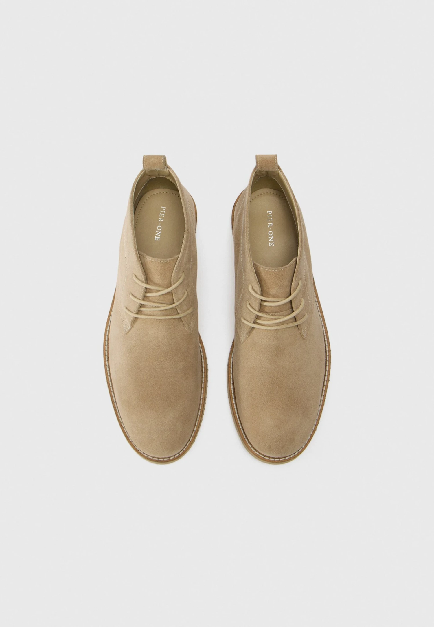 Pier One LEATHER - Lace-up Ankle Boots - Sand 6 Pier One LEATHER - Lace-up Ankle Boots - Sand - Image 4