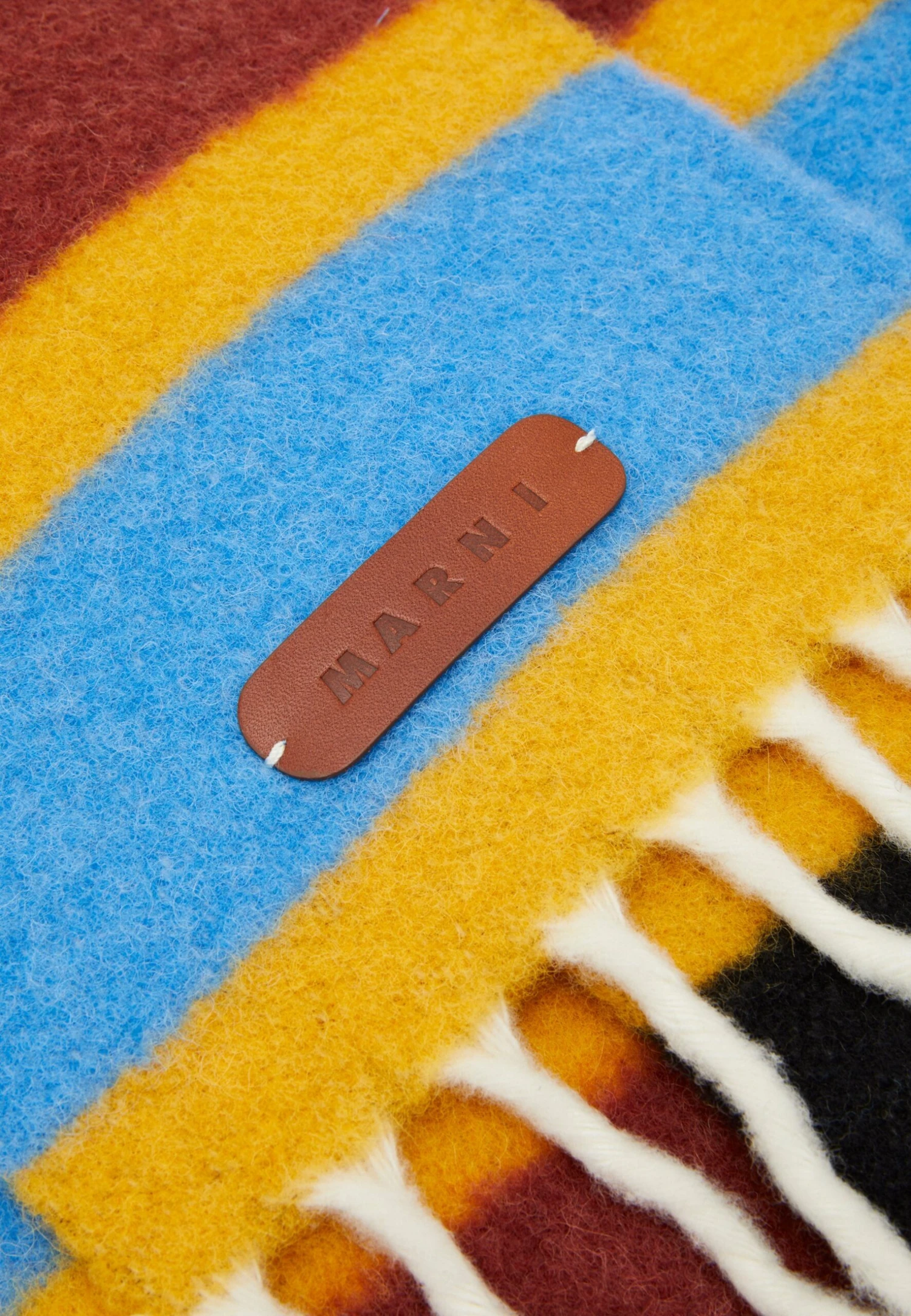 Marni Scarf Unisex - Scarf - Powder Blu 6 Marni Scarf Unisex - Scarf - Powder Blu - Image 4