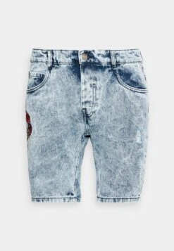 BRAVE SOUL Snake - Denim Shorts - Blue Denim -Stock X 898d203591704916939252e765355833