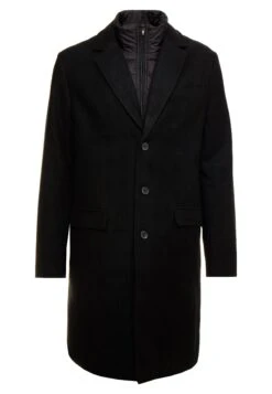 Pier One Classic Coat - Black -Stock X 89beb77879e74642a3f46a6222d3711f