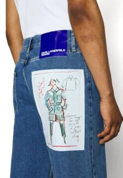 Karl Lagerfeld Jeans Archive Relaxed - Straight Leg Jeans - Saturated Mid Blue -Stock X 8a408621f2934bfa9407951a389f22f3