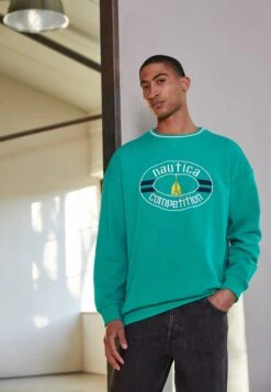 Bramma Oversized - Sweatshirt - Marine Green