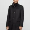 Boss H-Jared-Standup-234 - Classic Coat - Black One