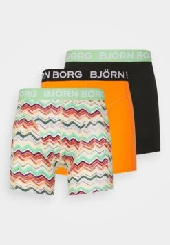 BJØRN BORG Boxer 3 Pack - Pants - Black/Orange/Multi-Coloured -Stock X 8ae8a9f8eed84d958b63b16d09382136