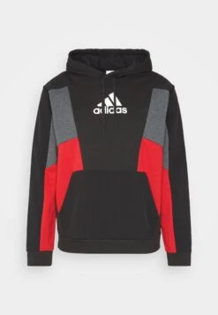 Adidas Sportswear Sweatshirt - Black/Dark Grey Heather -Stock X 8aecbd1d4f85427e94eed9c897fb2a8e