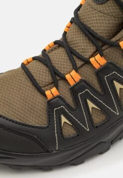 Salomon X Braze Mid Gtx - Hiking Shoes - Olive Night/Black/Gray Green -Stock X 8b557ba9b7674cf58d225daec71c2fe8