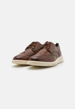 Cole Haan Grand Wingtip Oxford - Casual Lace-Ups - British Tan/Ivory -Stock X 8bd430487973444f8ba7e9d6b77a3184