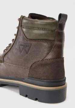 Wrangler NEVADA MEN HIGH - Lace-up Ankle Boots - Coffee Bean -Stock X 8c4feb1988734c849762dab1fd8ef140