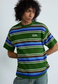 STRIPED TEE - Print T-shirt - Multi-coloured -Stock X 8d1d4f82714e445eb64221efa41e7809