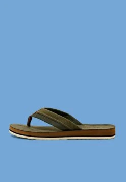 ESPRIT Mit Details - T-Bar Sandals - Khaki Green -Stock X 8d3958385c4742698817eeed9475d094
