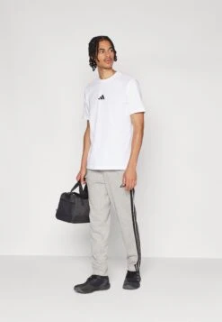 Adidas Sportswear ESSENTIAL THREE STRIPES SINGLE - Tracksuit Bottoms - Medium Grey Heather/black 10 Adidas Sportswear ESSENTIAL THREE STRIPES SINGLE - Tracksuit Bottoms - Medium Grey Heather/black -Stock X 8d8e0b242e094ecdbde5a7b9a3f8a9e5