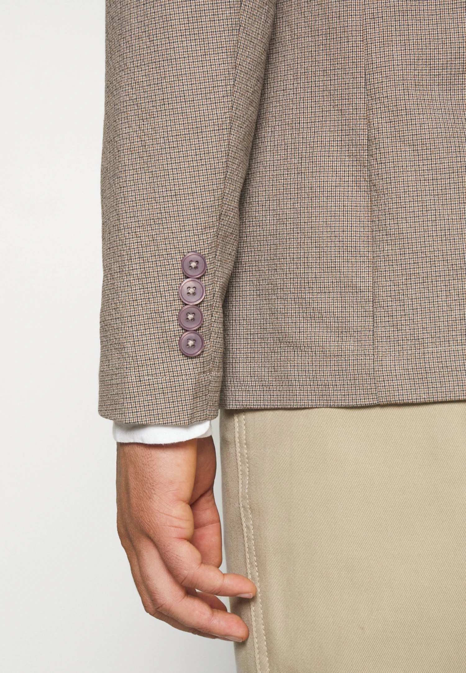 BRAVE SOUL Mjk-Canterbury - Blazer Jacket - 1 X Light Grey Check 9 BRAVE SOUL Mjk-Canterbury - Blazer Jacket - 1 X Light Grey Check - Image 7