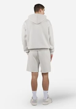 Pegador LOGO OVERSIZED HALF ZIP HOODIE - Hoodie - Heather Grey/white -Stock X 8f684b7765654da896532fa4acb8b4ad