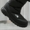 The North Face NUPTSE TRACTION BOOTIE UNISEX - Winter Boots - Tnf Black