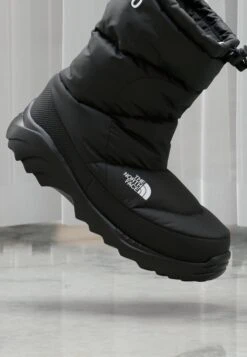 The North Face NUPTSE TRACTION BOOTIE UNISEX - Winter Boots - Tnf Black