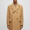 Boss H-Cam-Db-234 - Classic Coat - Beige -Stock X 8fcc3f62448c412ab392ed99adb86f05