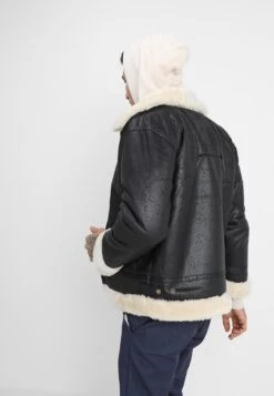 Alpha Industries Faux Leather Jacket - Black -Stock X 8fe2647b6f66462396bee85bc1347f8e