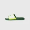 Lacoste SERVE - Pool Slides - Dark Green/yellow -Stock X 90c8e38cc5984df9bd0fcc8069bc8e02