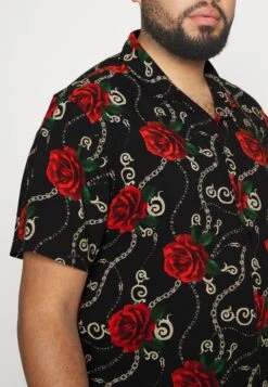 BRAVE SOUL Shirt - Black//Multi Print -Stock X 9130d5a709174b39a474179817ab635a