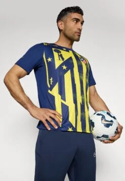 Nike Performance ATLÉTICO MADRID ACADEMY PRO HOME - Sports T-shirt - Binary Blue/vibrant Yellow -Stock X 919b3a67f4ec49e69f992cdf3b962edb