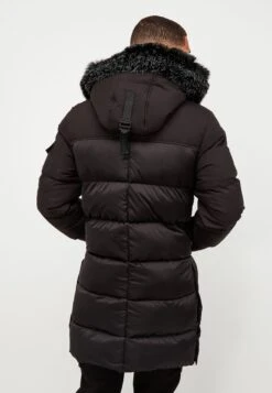 Balzor Longline Puffer Jacket - Winter Coat - Jet Black -Stock X 91c7d21c1f81441a946cebdad7648e43