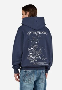Pegador PUYO HOODIE - Hoodie - Washed Indigo Navy