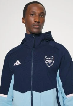 ADIDAS PERFORMANCE Arsenal London Anthem- Training Jacket - Collegiate Navy/Clear Blue -Stock X 91f3bc0e9f774a99b13fc87a79f92824