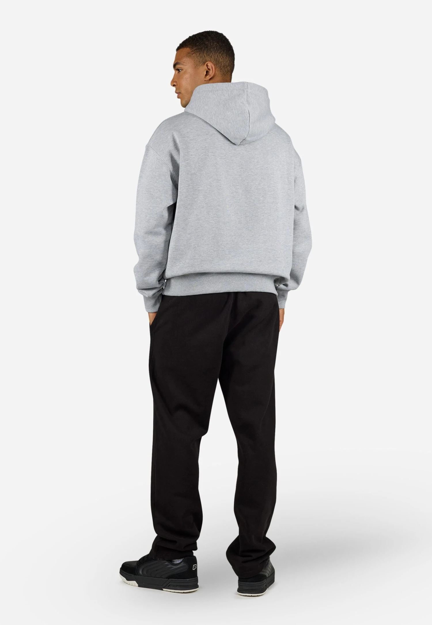 Pegador LOGO HOODIE - Sweatshirt - Heather Grey/white 5 Pegador LOGO HOODIE - Sweatshirt - Heather Grey/white - Image 3