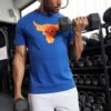 Under Armour Rock Brahma Bull - Print T-Shirt - Blue Mirage/Orange Blast -Stock X 9367914b172d4fdab049a9f7c80459b7