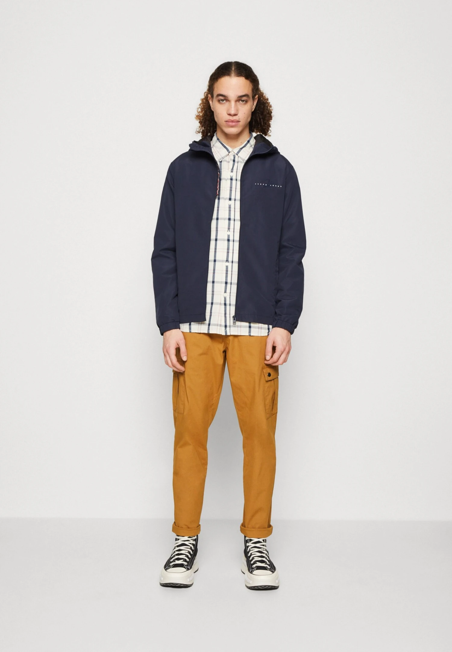 Jack & Jones Jorjoshua Jacket - Summer Jacket - Navy 4 Jack & Jones Jorjoshua Jacket - Summer Jacket - Navy - Image 2