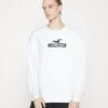 Hollister Co. Logo Crews - Sweatshirt - White -Stock X 93c2d7076306406091be29c2f18b7766