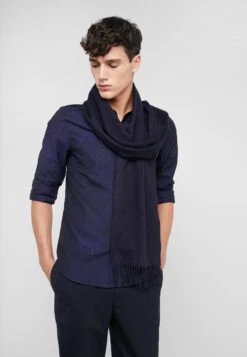 Plain Scarf Unisex - Scarf - Dark Navy