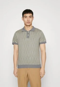 Sweater- Polo Shirt - Grey