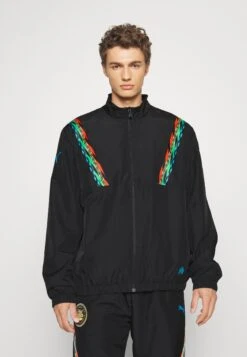 Puma Olympique De Marseille X Africa Patterns Track Jacket - Training Jacket - Black/Bleu Azur