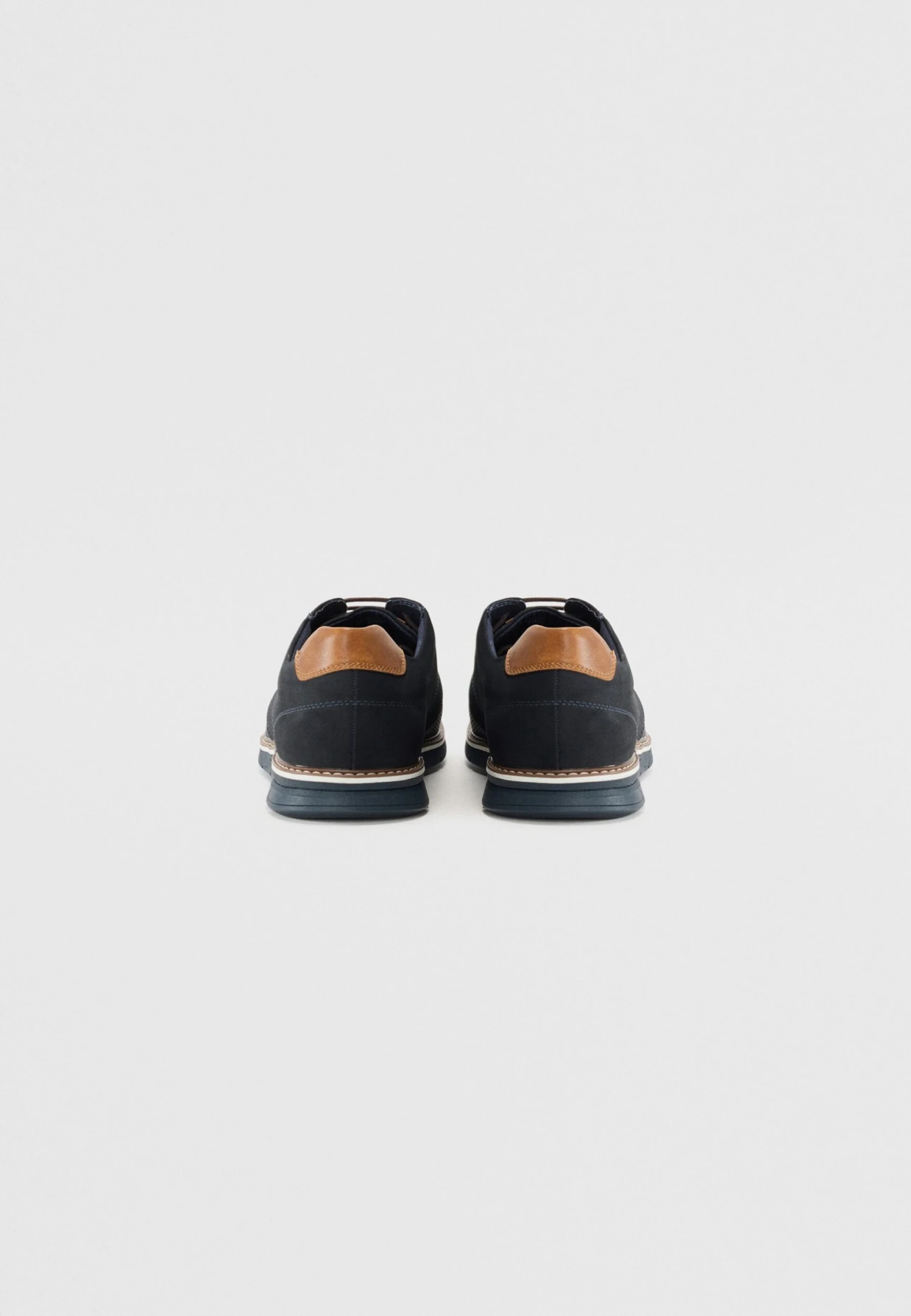 Pier One Smart Lace-ups - Navy 5 Pier One Smart Lace-ups - Navy - Image 3